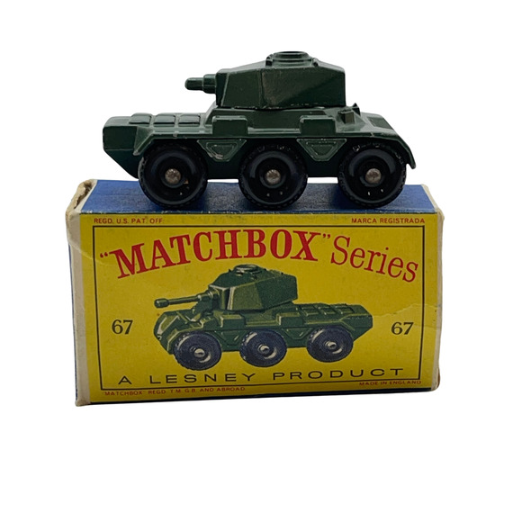 Matchbox Lesney #67A Saladin Armored Car 6x6 1959 Made in England - Picture 1 of 15
